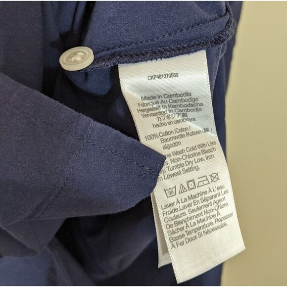 Madewell Shirt Signature Poplin Blue Oversized Button Up Business Casual XXS - Picture 7 of 9